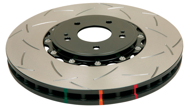 Load image into Gallery viewer, DBA 97-04 Corvette C5/C6 Front Slotted 5000 Series 2 Piece Rotor Assembled w/ Black Hat
