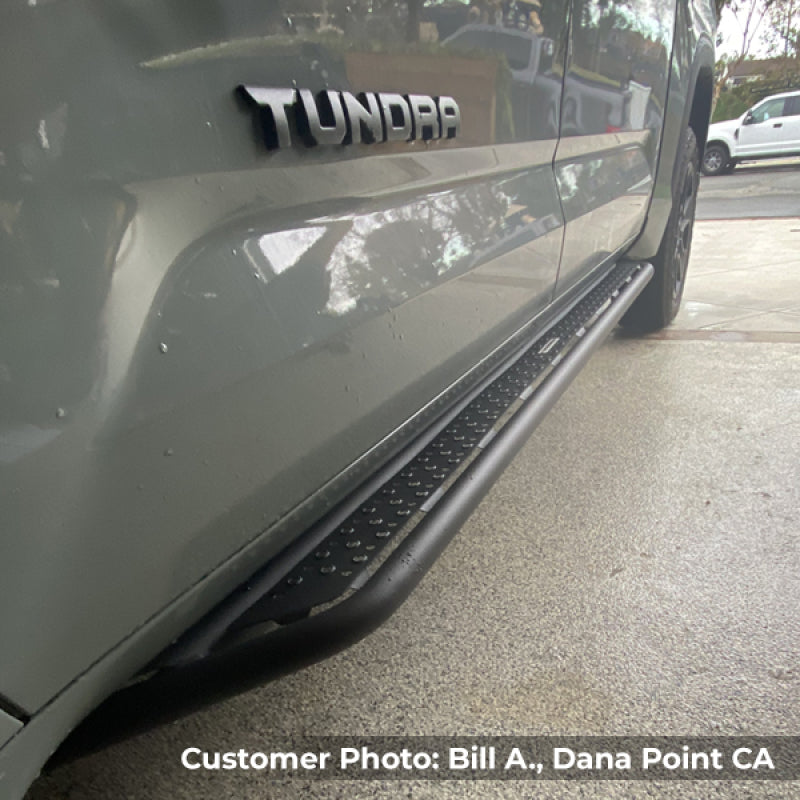 Load image into Gallery viewer, Go Rhino 2022 Toyota Tundra Crew Max Brackets for Dominator Extreme SideSteps - Tex. Black

