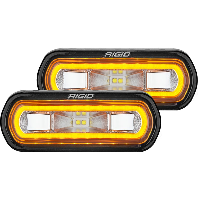 Load image into Gallery viewer, Rigid Industries SR-L Series Surface Mount LED Spreader Pair w/ Red Halo - Universal
