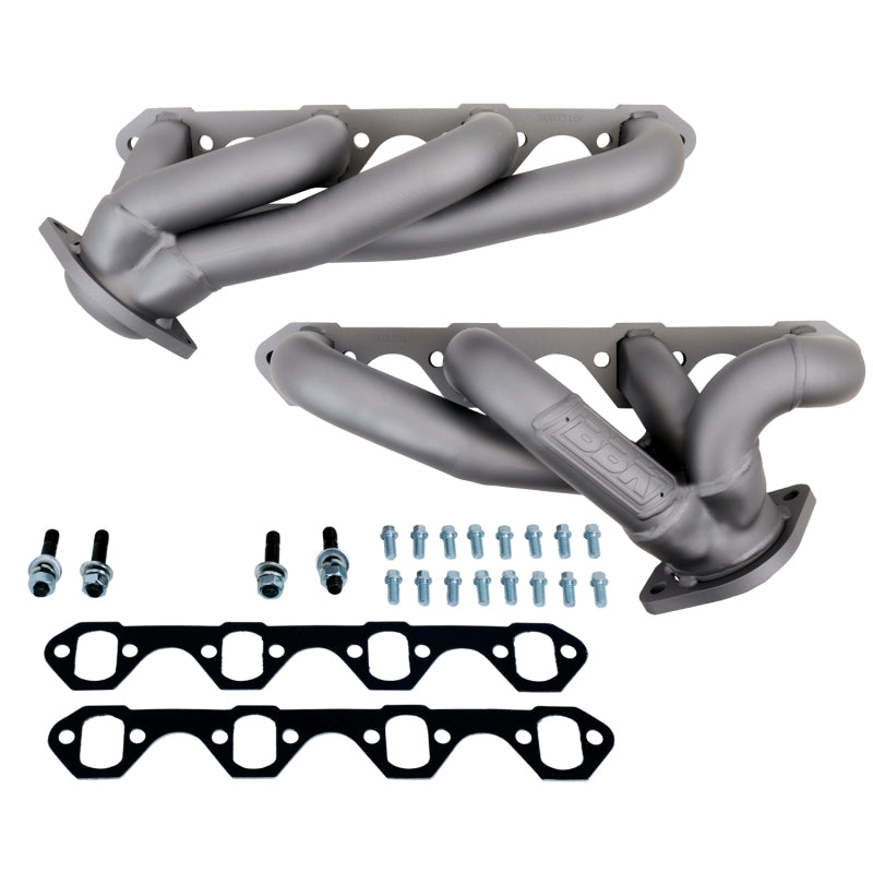 Load image into Gallery viewer, BBK 87-95 Ford F150 Truck 5.0 302 Shorty Unequal Length Exhaust Headers - 1-5/8 Titanium Ceramic
