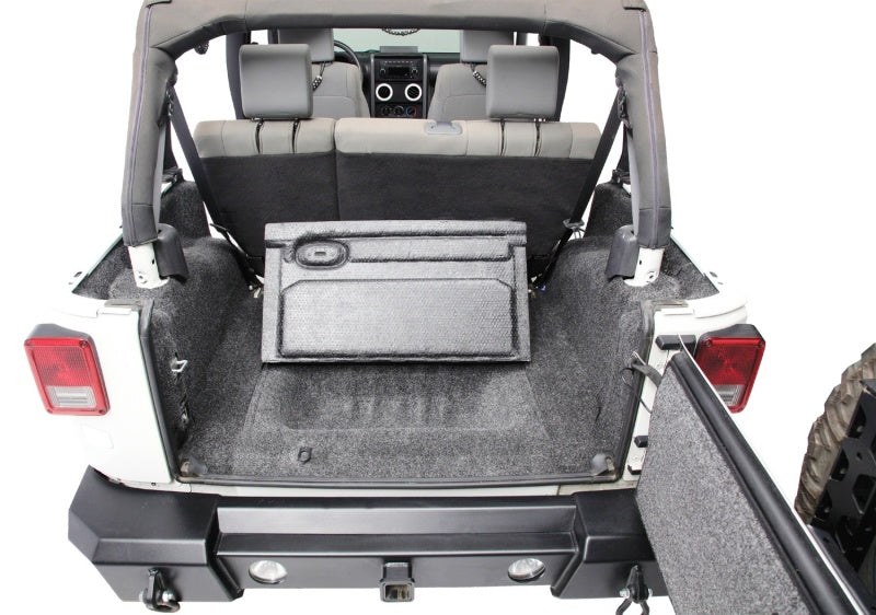 Load image into Gallery viewer, BedRug 07-10 Jeep JK Unlimited 4Dr Rear 5pc Cargo Kit (Incl Tailgate &amp; Tub Liner)
