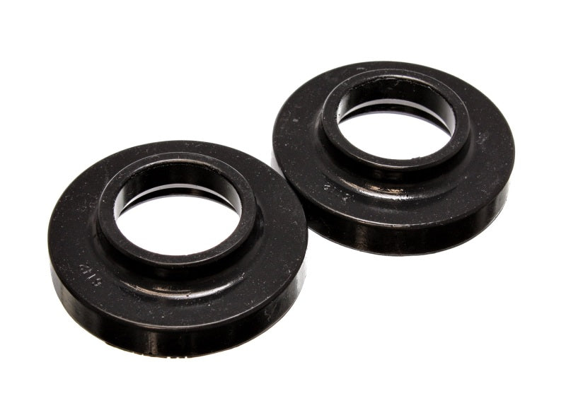 Load image into Gallery viewer, Energy Suspension 97-06 Jeep Wrangler TJ Black Front Spring Pad Set
