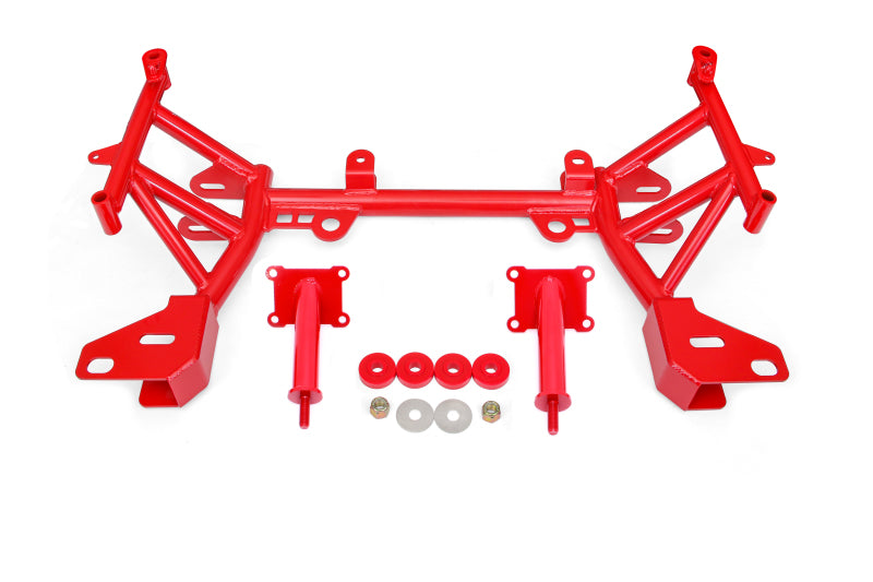 Load image into Gallery viewer, BMR 93-02 4th Gen F-Body K-member Low Mount Turbo LS1 Motor Mounts Standard Rack Mounts - Red
