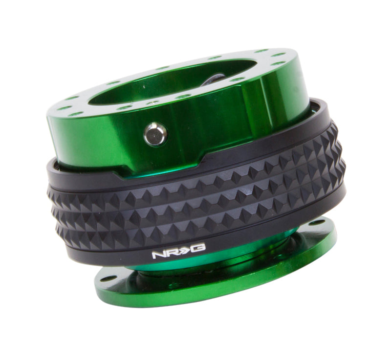 Load image into Gallery viewer, NRG Quick Release Kit - Pyramid Edition - Green Body / Black Pyramid Ring
