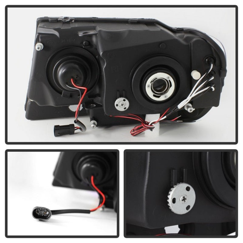 Load image into Gallery viewer, Spyder Jeep Grand Cherokee 99-04 Projector Headlights LED Halo LED Chrm - PRO-YD-JGC99-HL-C
