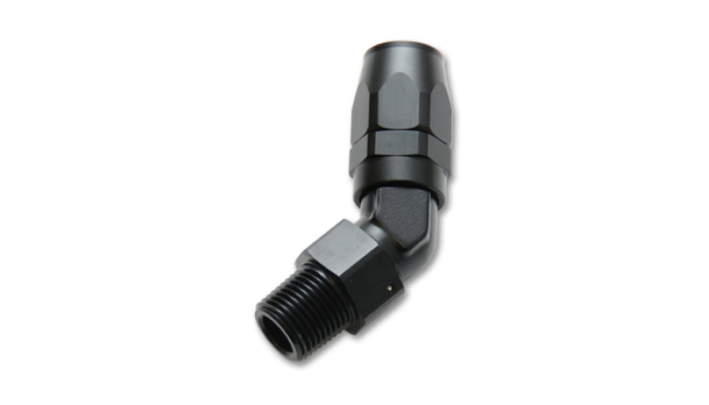 Load image into Gallery viewer, Vibrant -8AN Male NPT 45Degree Hose End Fitting - 3/8 NPT
