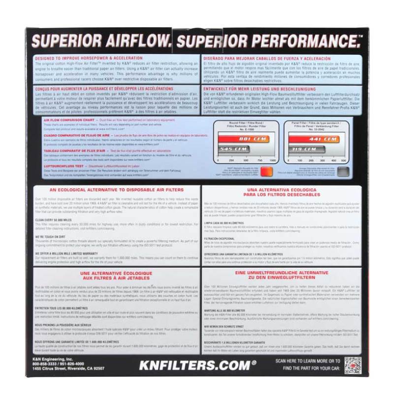 Load image into Gallery viewer, K&amp;N Replacement Air Filter Round 9in OD 7-1/2in ID 5in H
