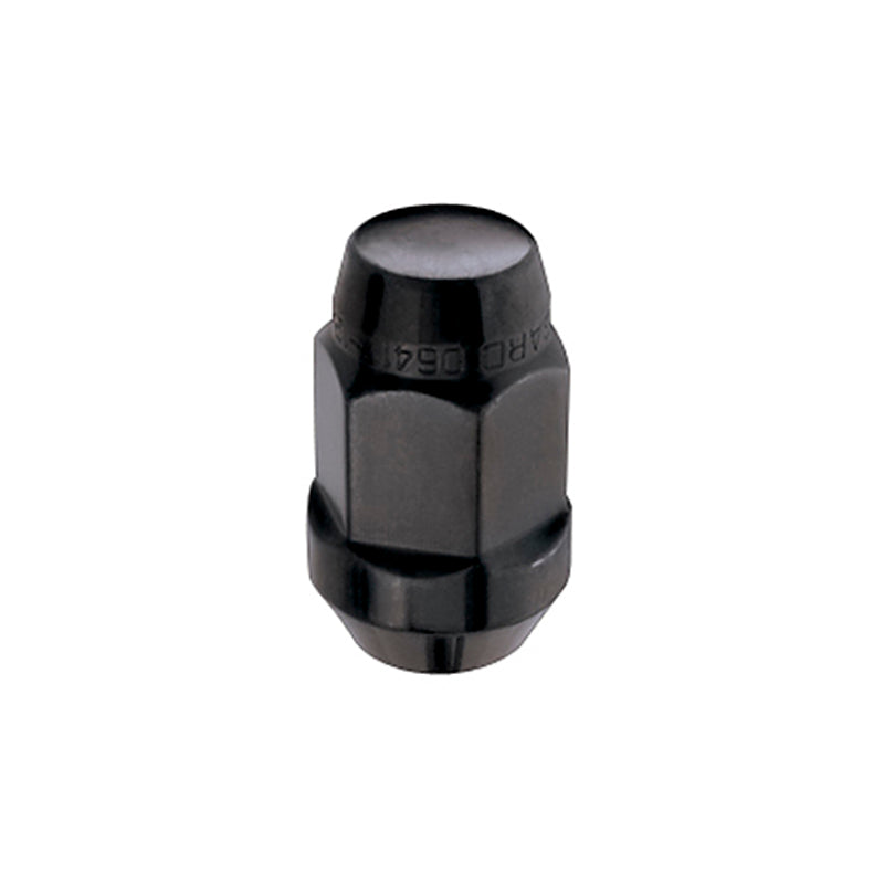 Load image into Gallery viewer, McGard Hex Lug Nut (Cone Seat Bulge Style) 1/2-20 / 3/4 Hex / 1.45in. Length (4-pack) - Black
