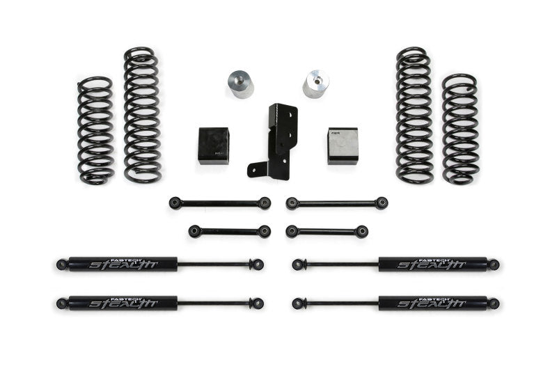 Load image into Gallery viewer, Fabtech 18-21 Jeep JL 4-Door 4WD 3in Sport System w/Stealth
