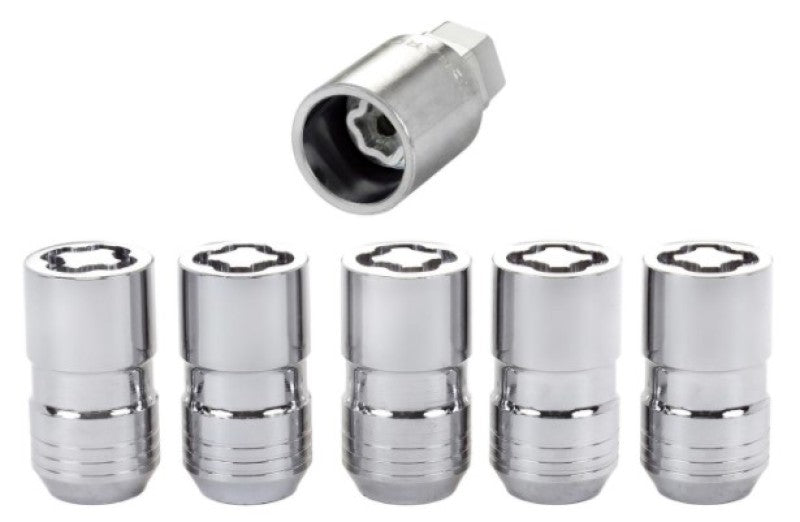 Load image into Gallery viewer, McGard Wheel Lock Nut Set - 5pk. (Cone Seat) M14X1.5 / 22mm Hex / 1.639in OAL - Chrome
