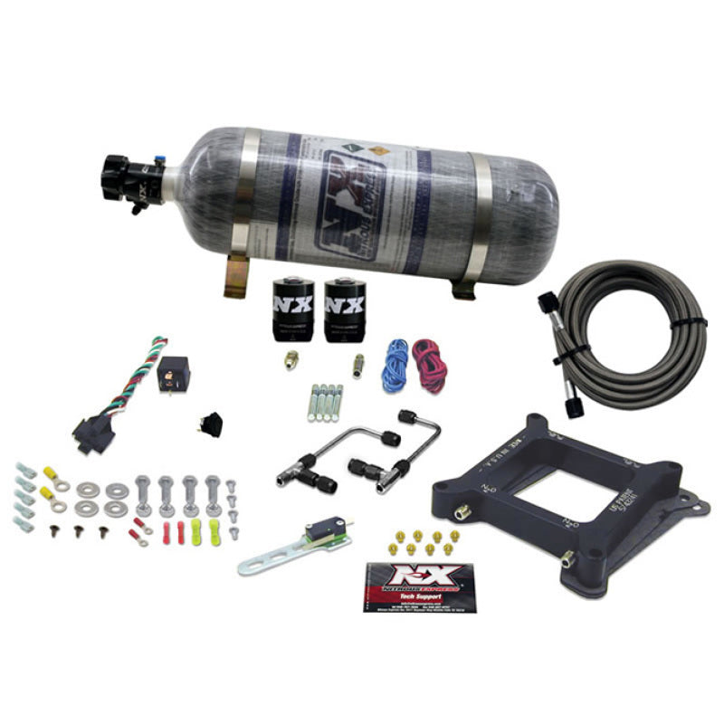 Load image into Gallery viewer, Nitrous Express 4150 Gemini Stage 6 Alcohol Nitrous Kit w/Composite Bottle
