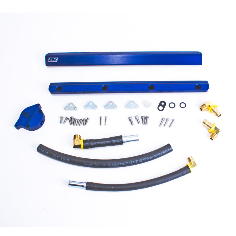 Load image into Gallery viewer, BBK 86-93 Mustang 5.0 High Flow Billet Aluminum Fuel Rail Kit
