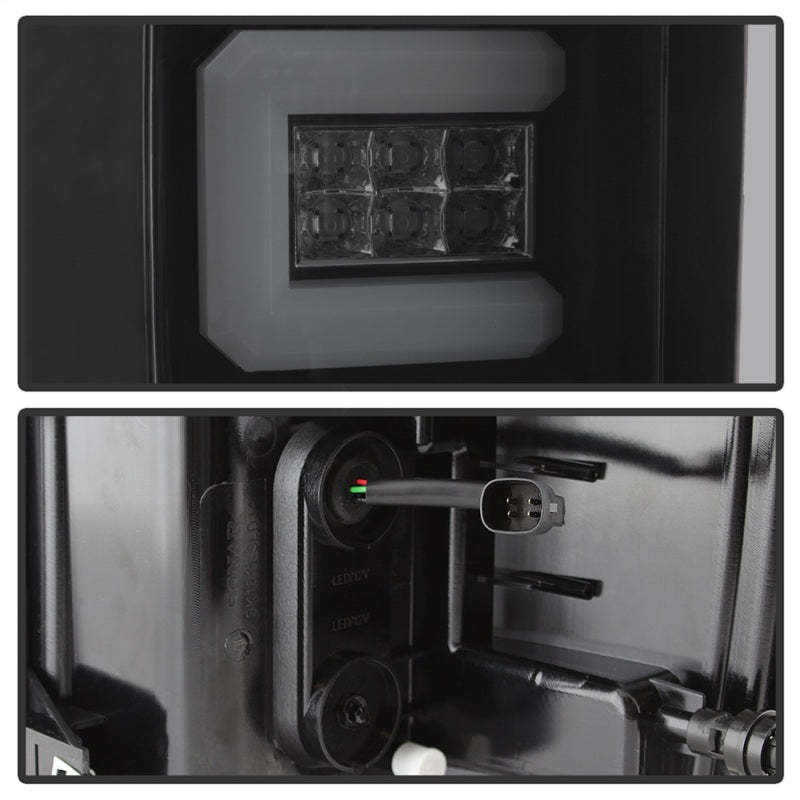 Load image into Gallery viewer, Spyder Chevy Silverado 16-17 Light Bar LED Tail Lights - Black Smoke ALT-YD-CS16-LED-BSM

