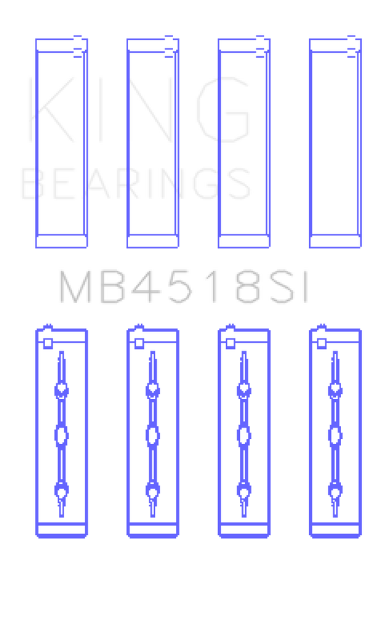 King Engine Bearings 11-20 Chrysler 300 / Dodge Grand Caravan (Size +0.25mm) Main Bearing Set