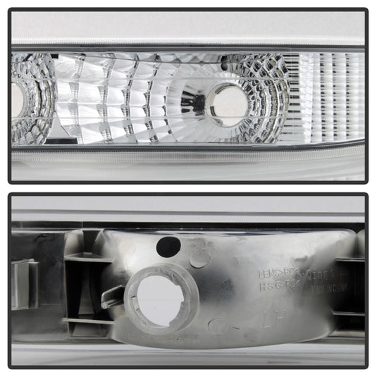 xTune Chevy Silverado 99-02 / Chevy Suburban/Tahoe 00-06 Amber Bumper Lights Euro CBL-JH-CS99-AM-E