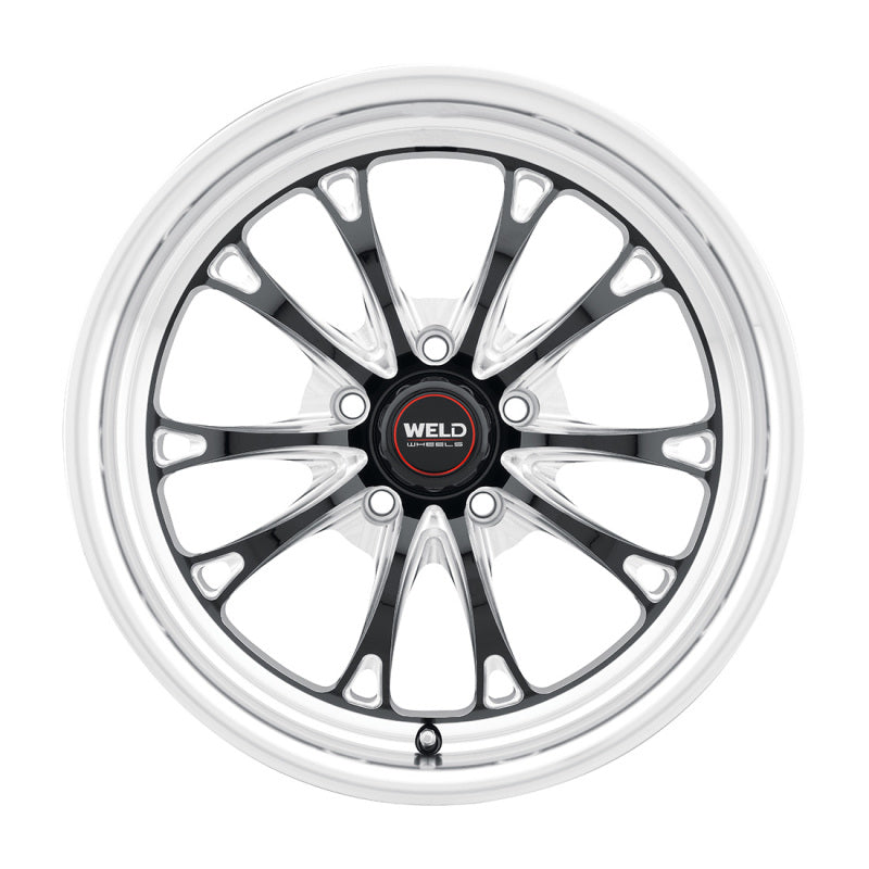 Load image into Gallery viewer, Weld S157 17X10 Belmont Drag 5X114.3 ET50 BS7.50 Gloss Black MIL Dia 78.1
