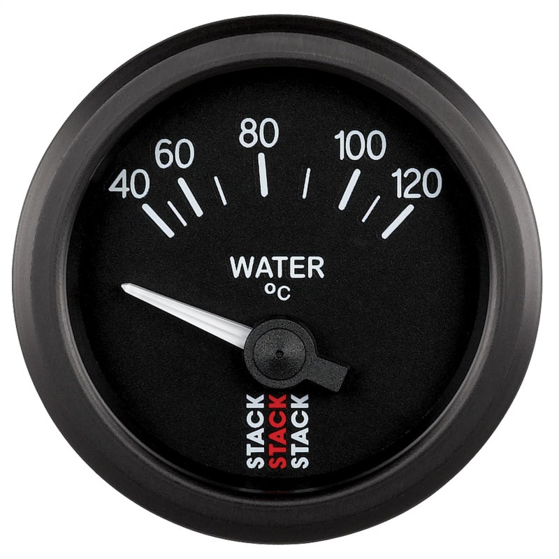 Load image into Gallery viewer, Autometer 52mm Stack Instruments 40-120 Degree C Electric Water Temperature Gauge - Black
