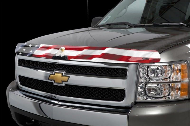 Load image into Gallery viewer, Stampede 2007-2013 Chevy Silverado 1500 Vigilante Premium Hood Protector - Flag
