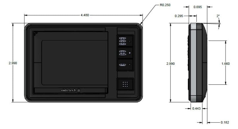 Load image into Gallery viewer, Ridetech RidePro E5 Air Ride Control System 5Gal Dual Compressor AirPod Hi-Flow Big Red 3/8in Valves
