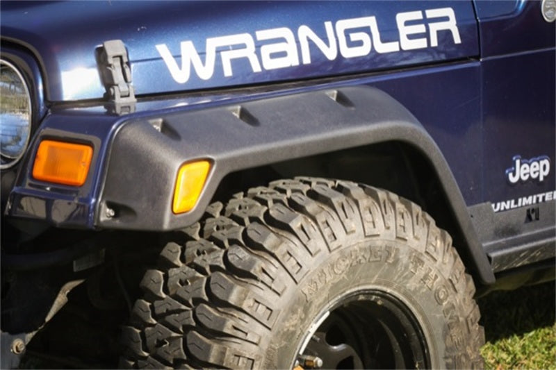 Load image into Gallery viewer, Rugged Ridge 4-Piece Fender Flare Kit 4.75-In 97-06 Jeep Wrangler
