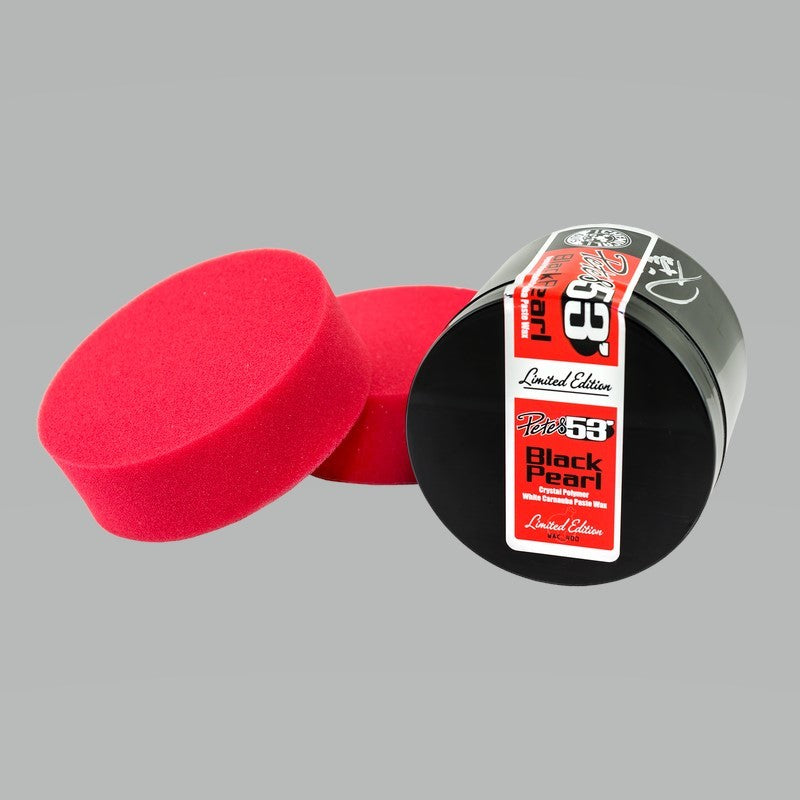 Load image into Gallery viewer, Chemical Guys Petes 53 Black Pearl Signature Carnauba Paste Wax w/Applicators - 8 oz

