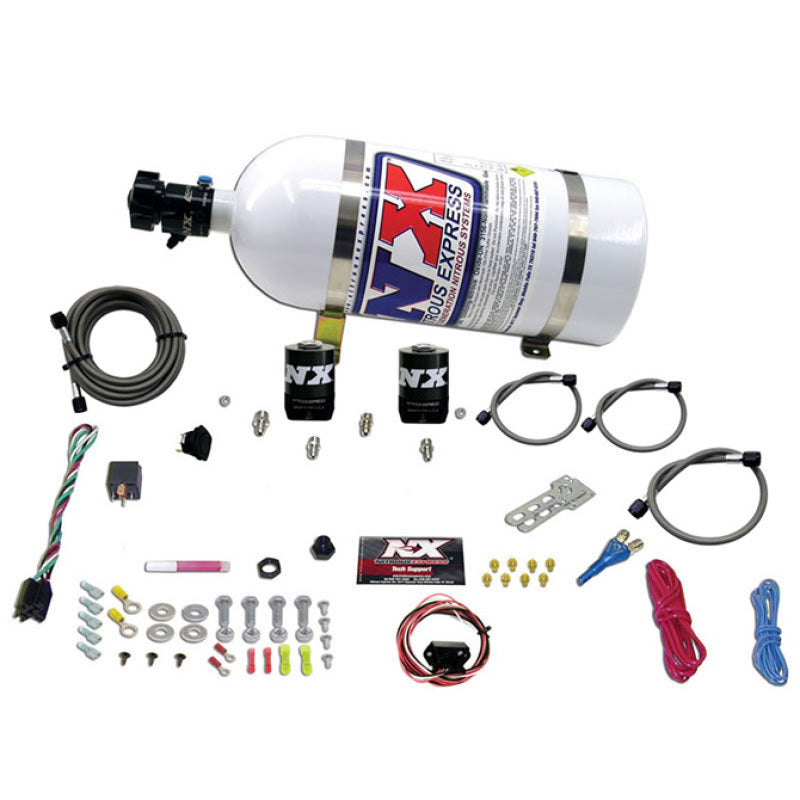 Load image into Gallery viewer, Nitrous Express 10-15 Chevrolet Camaro (5th Gen) Single Nozzle Nitrous Kit (35-150HP) w/10lb Bottle
