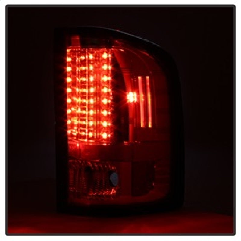 Load image into Gallery viewer, Spyder Chevy Silverado 07-13 LED Tail Lights Red Smoke ALT-YD-CS07-LED-RS
