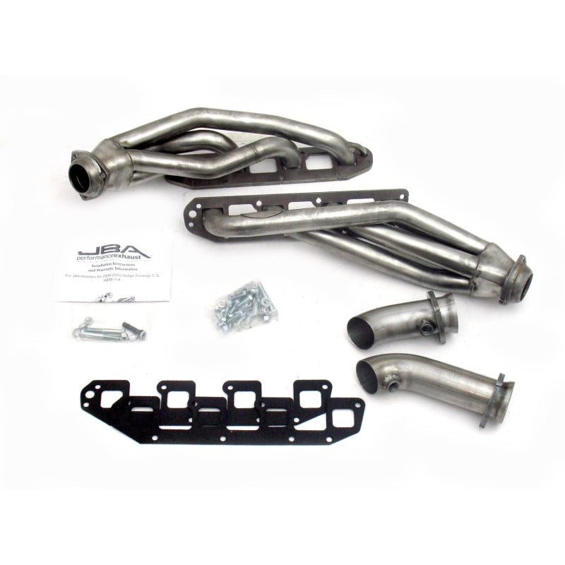 Load image into Gallery viewer, JBA 04-08 Durango 5.7L HEMI 1-5/8in Primary Raw 409SS Cat4Ward Header
