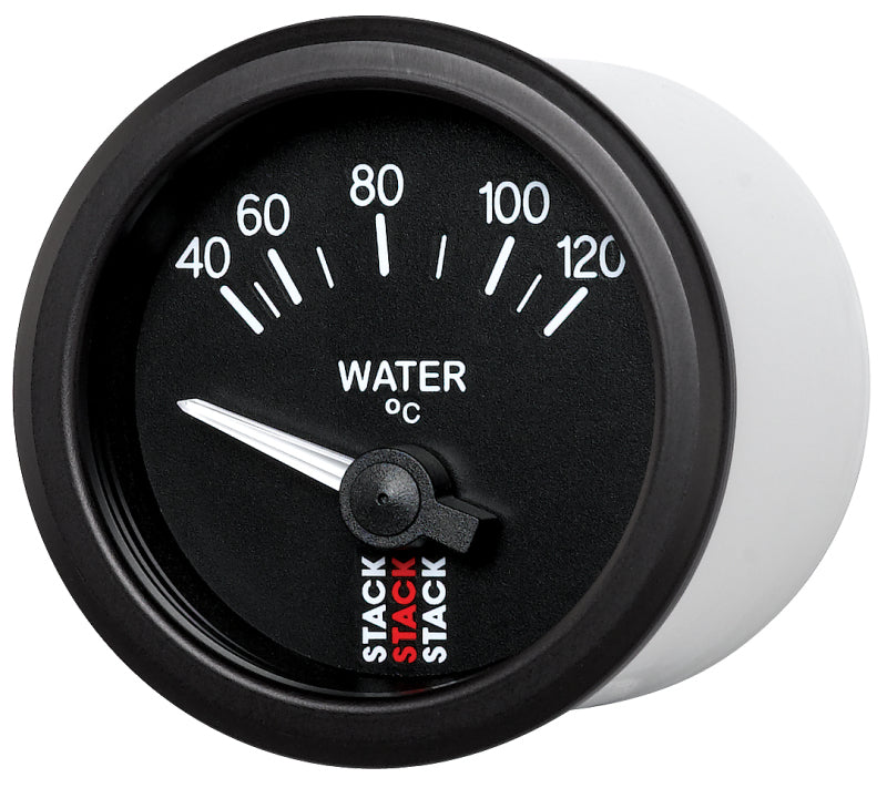 Load image into Gallery viewer, Autometer 52mm Stack Instruments 40-120 Degree C Electric Water Temperature Gauge - Black
