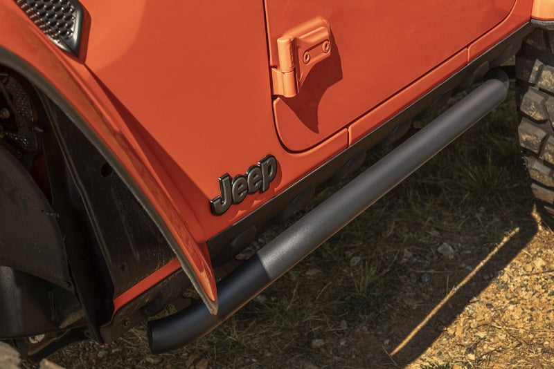 Load image into Gallery viewer, Rugged Ridge RRC Rocker Guards 18-20 Jeep Wrangler JL 2 Door
