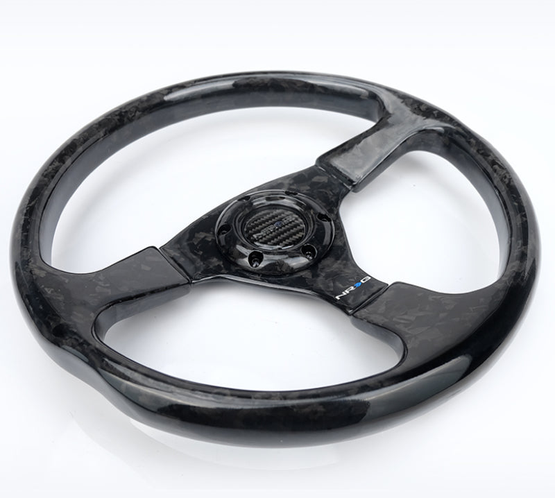 Load image into Gallery viewer, NRG Forged Carbon Fiber Steering Wheel 350mm
