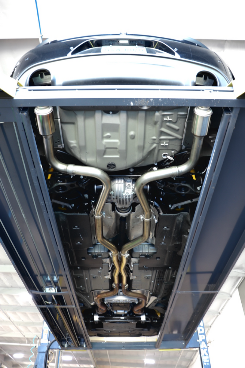 Load image into Gallery viewer, Carven 15-20 Dodge Charger SRT 6.2/6.4L Cat-Back w/ 5in Tips - Signature Black
