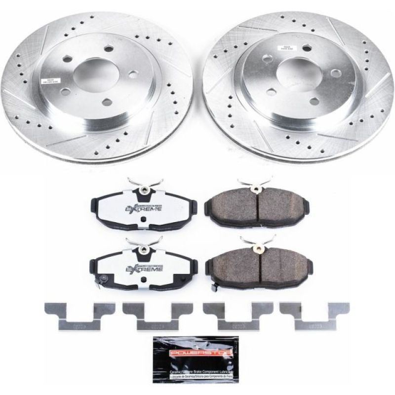 Load image into Gallery viewer, Power Stop 2012 Ford Mustang Rear Z26 Street Warrior Brake Kit
