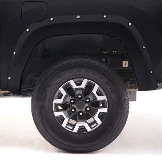 EGR 14+ Chev Silverado 6-8ft Bed Bolt-On Look Color Match Fender Flares - Set - Black