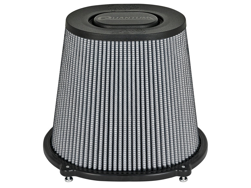 Load image into Gallery viewer, aFe Quantum Intake Pro DRY S Universal Air Filter F-5in. / B-(10x8.75) / T-(6.75x0.5) / H-8in.
