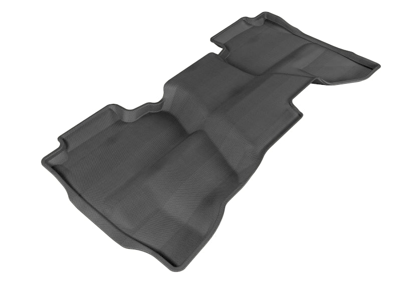 Load image into Gallery viewer, 3D MAXpider 2014-2019 Chevrolet/GMC Silverado Double Cab Kagu 2nd Row Floormats - Black
