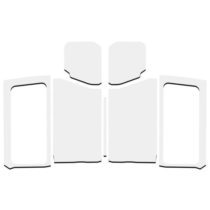 DEI 18-23 Jeep Wrangler JL 2-Door Boom Mat Complete Headliner Kit - 7 Piece - Gray