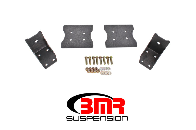 Load image into Gallery viewer, BMR 79-04 Fox Mustang Lower Torque Box Reinforcement Plates - Black Hammertone
