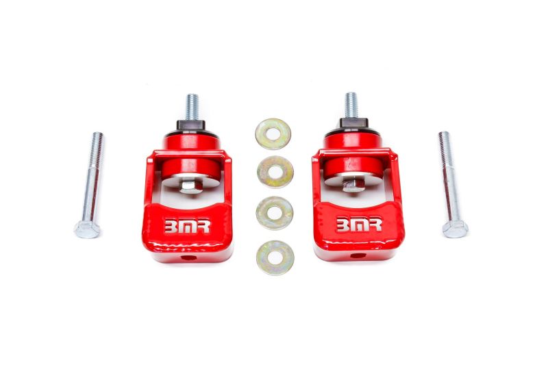 Load image into Gallery viewer, BMR 10-15 5th Gen Camaro Motor Mount Kit (Polyurethane) - Red (Spacers Not Included)
