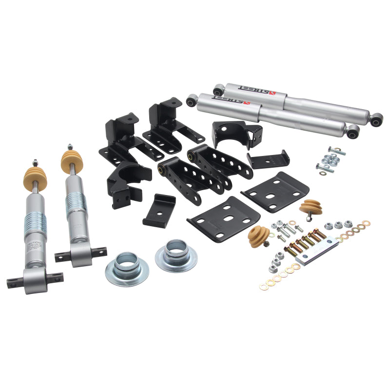 Load image into Gallery viewer, Belltech LOWERING KIT 14-17 Chevy Silverado/Sierra 1in to -2in Front/4in Rear w/ Street Perf Shocks
