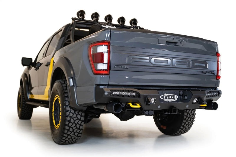 Load image into Gallery viewer, Addictive Desert Designs 21-22 Ford Raptor HoneyBadger Rear Bumper
