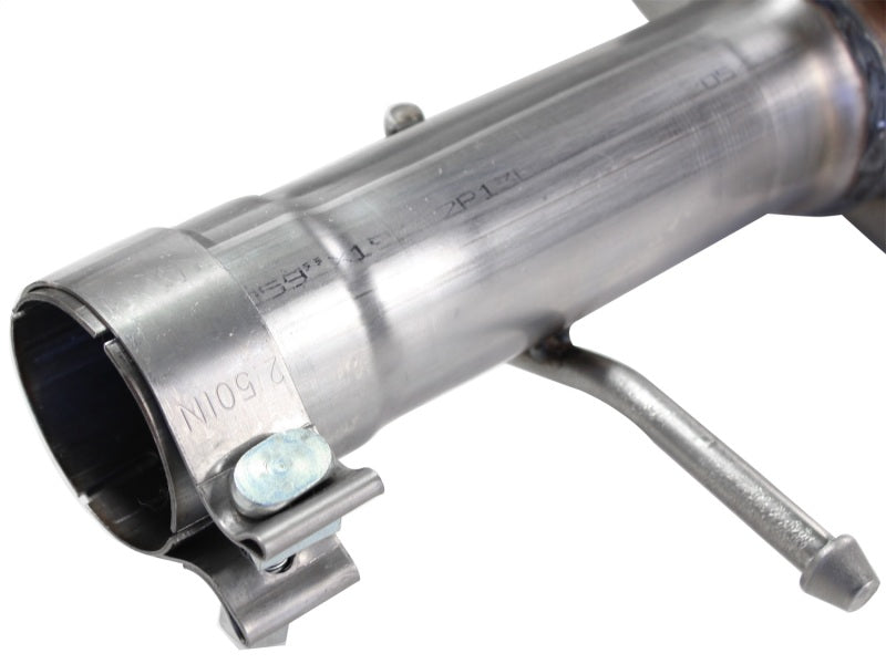 Load image into Gallery viewer, aFe MACHForce XP Exhaust Cat-Back 3in SS-409 Hi-Tuck inRBin 12-14 Jeep Wrangler Unlimited V6 4Dr
