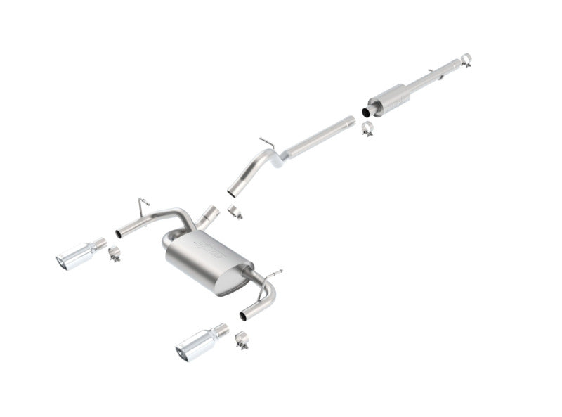 Load image into Gallery viewer, Borla 12-16 Jeep Wrangler JK 3.6L AT/MT 4Wheel 4dr Truck Single Split Rear Exit Catback Exhaust
