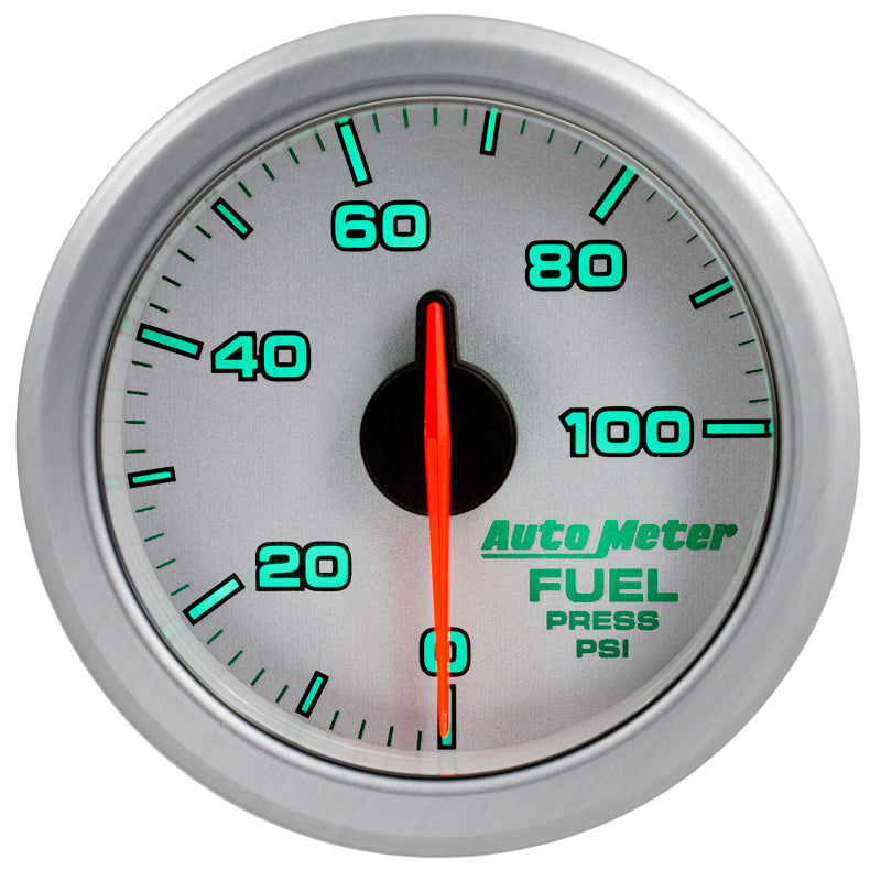 Load image into Gallery viewer, Autometer Airdrive 2-1/6in Fuel Pressure Gauge 0-100 PSI - Silver
