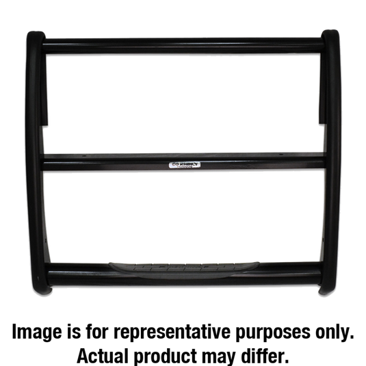 Go Rhino 92-96 Ford Bronco F-150 3000 Series StepGuard - Black (Center Grille Guard Only)