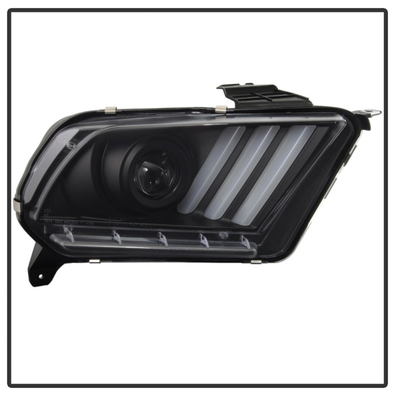 Load image into Gallery viewer, Spyder 10-13 Ford Mustang - Halogen - Projector Headlights - LED Signals -Black (PRO-YD-FM2010V2-BK)
