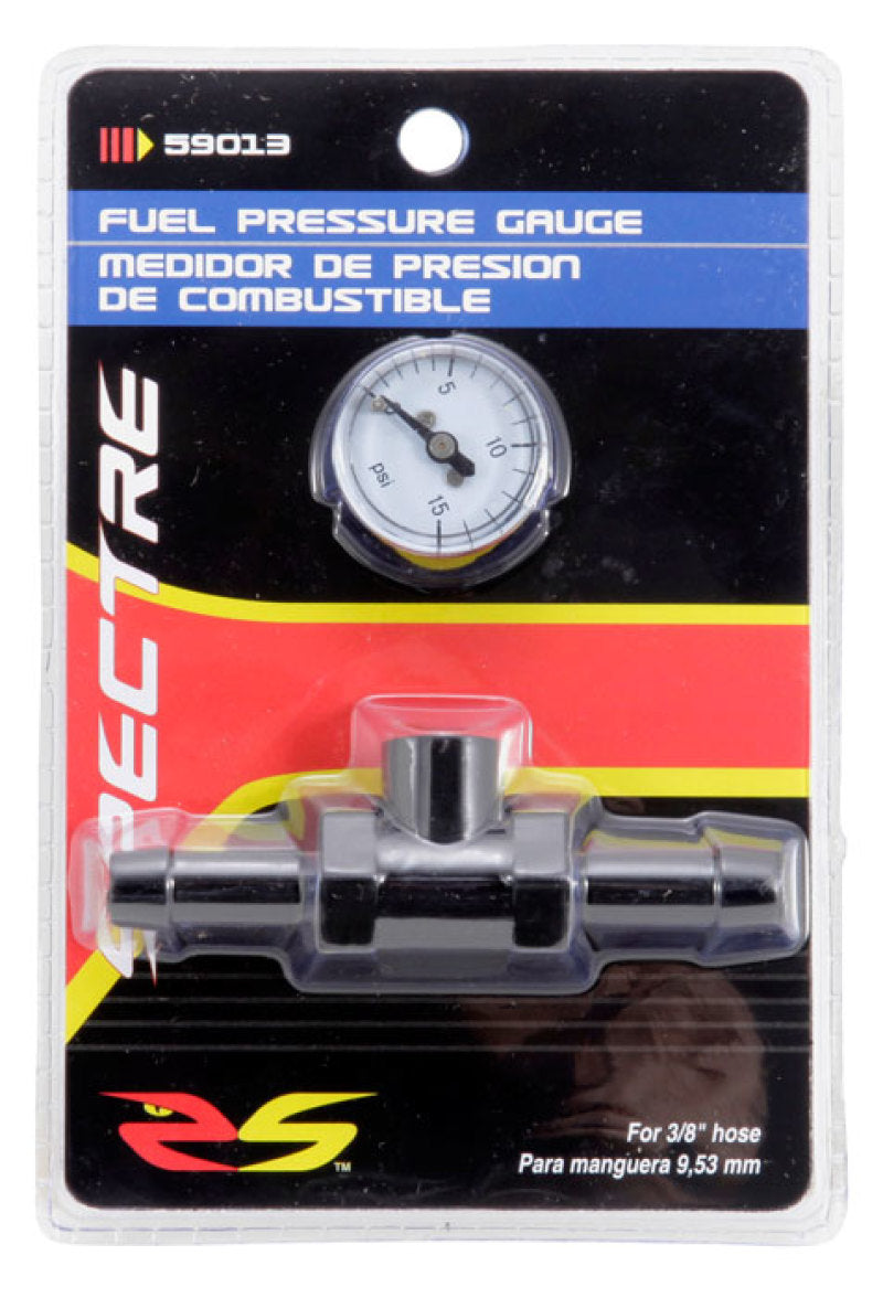 Load image into Gallery viewer, Spectre Fuel Pressure Gauge 0-15psi
