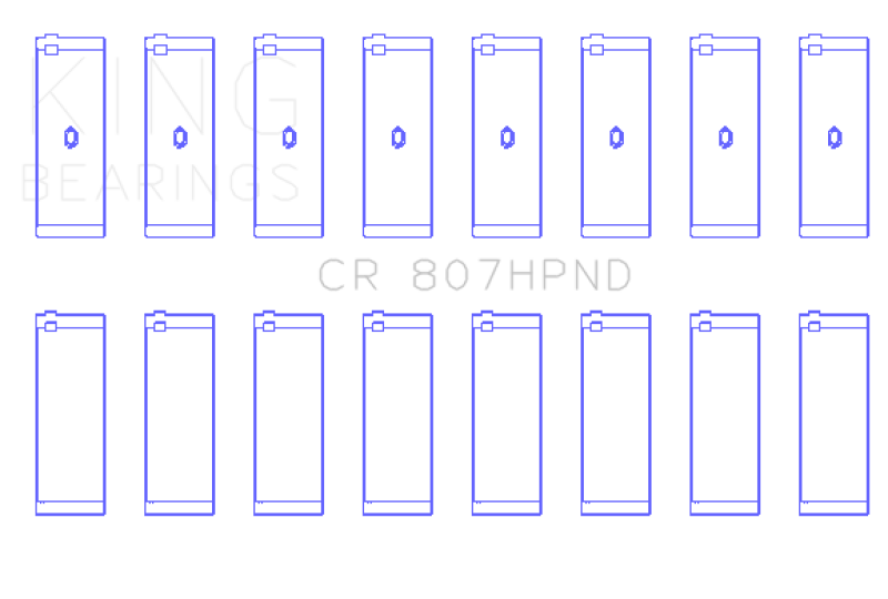 Load image into Gallery viewer, King Engine Bearings Chevy LS1 / LS6 (Size 010X) Performance Rod Bearing Set
