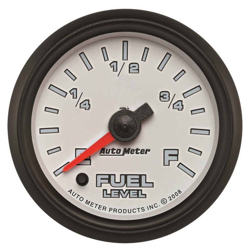 Load image into Gallery viewer, Autometer Pro-Cycle Gauge Fuel Level 2 1/16in 0-280 Programmable White
