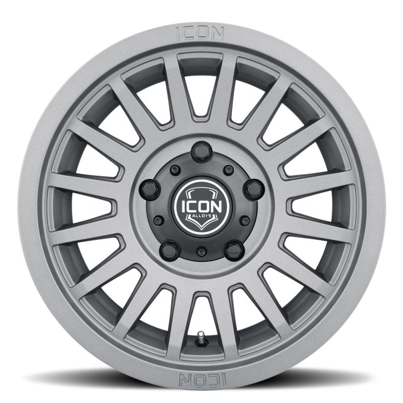 Load image into Gallery viewer, ICON Recon SLX 18x9 5x5.5 BP 0mm Offset 5in BS 77.9mm Hub Bore Charcoal Wheel
